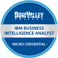 Micro-credential image for Bow Valley College IBM Business Intelligence Analyst