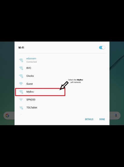 Android MyBvc Wifi